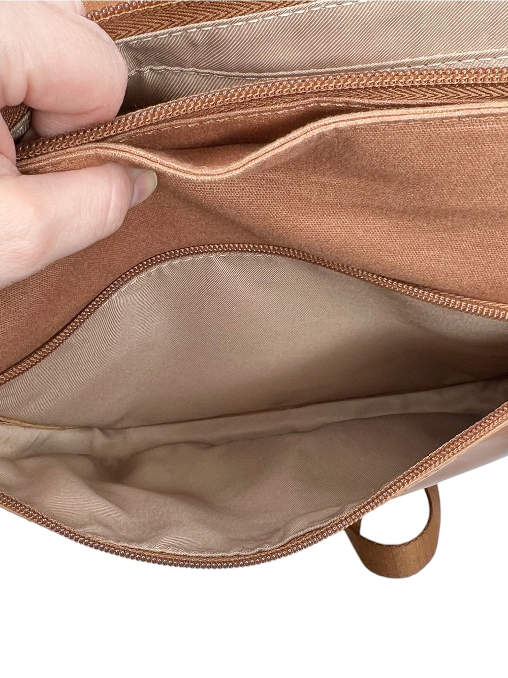 The Sak Ventura Leather Embossed Floral Convertible Backpack Bag - Picture 12 of 15